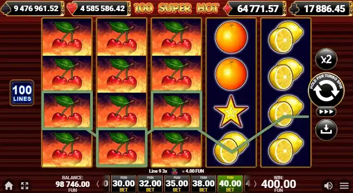 Spielerlebnis – Wie sich der 100 Super Hot Slot anfühlt